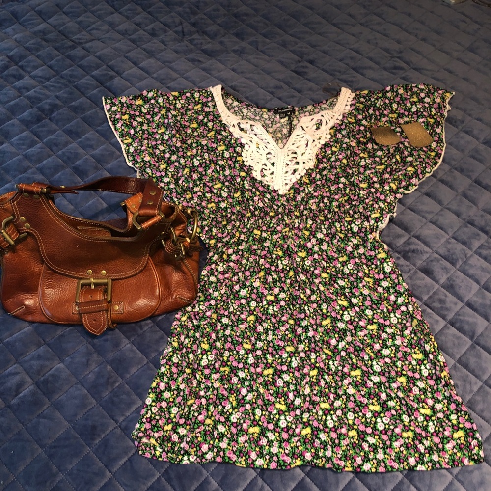Short Floral Multicolored mini Dress